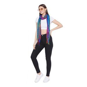 Women's Scarfs Viscose Soft Large Shawl Scarves with Tassel for Christmas Gifts